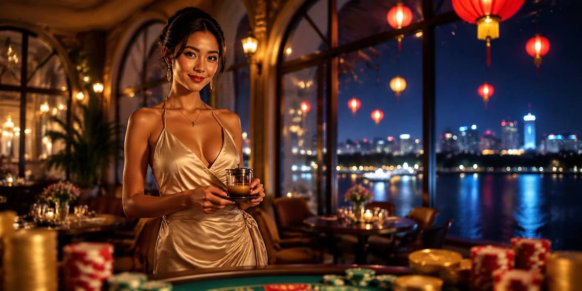 vj766 Sảnh di động với bàn dealer thật